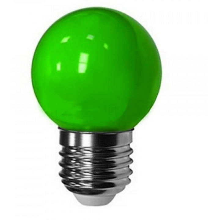 Лампа для белт лайта сд цоколь Е27 1W зеленый